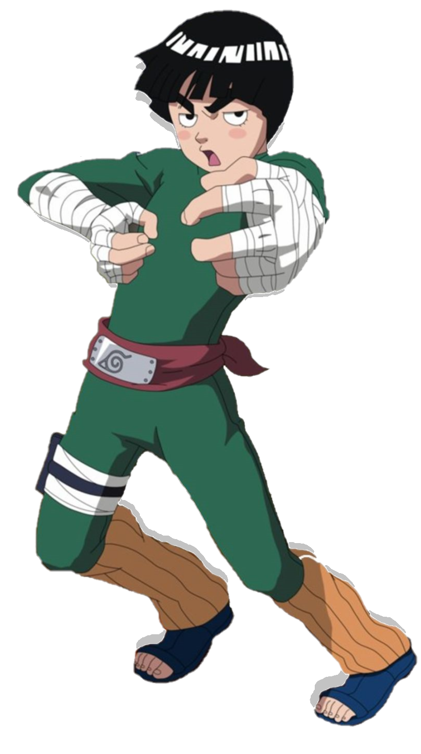 Frente da carta Rock Lee